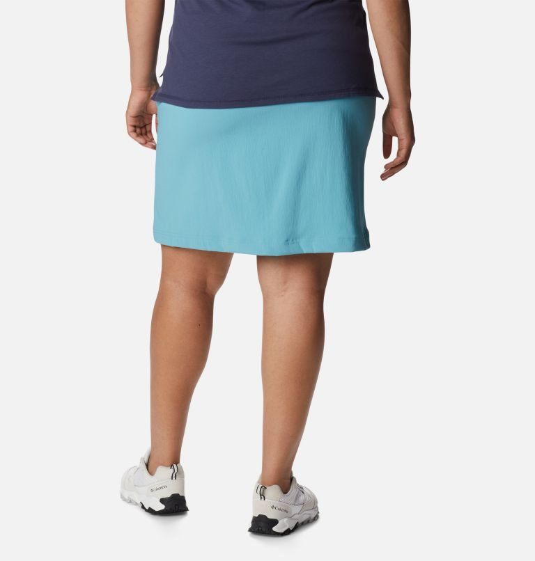 Women's Columbia On The Go Skorts Light Blue | Plus Size CA-G5C81